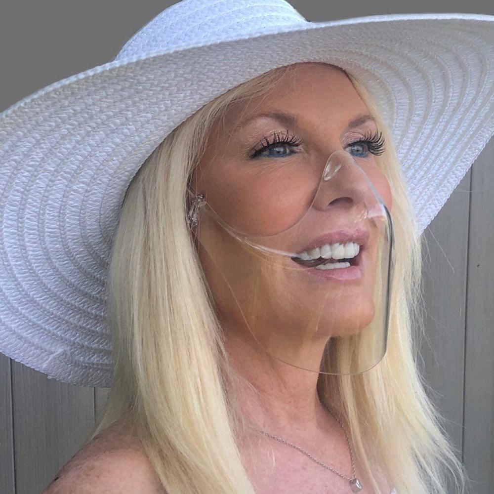 HD Transparent Face Shield Face Protection Isolation PC Mask Anti-Fog Splash-Proof Dust-Proof Cycling Waterproof Travel Child