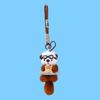 Animals Doll Cartoon Pilot Otter Keychain Decorations Panda Puppy Plush Doll Otter Keyring  Unisex