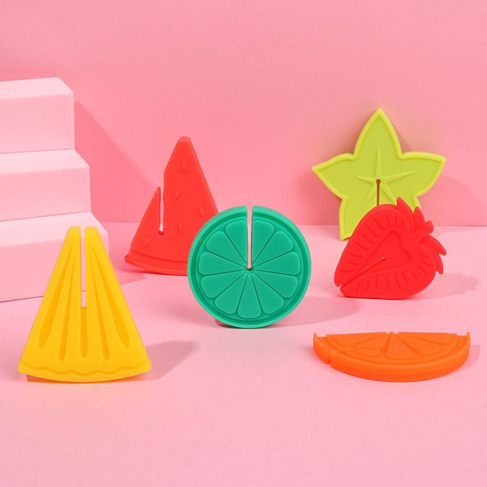 6 PCS Colorful Drink Cup Label Silicone Wine Glass Markers Set Silicone Drink Tag  Home Kitchen