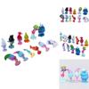 Trolls Movie Poppy Branch Action Figures Cake Toppers Doll Toy Gifts 12 Pcsset