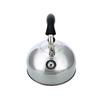 Stainless Steel Whistling Tea Kettle Induction Compatible 25L Durable Polished Kitchen Accessory Clear Fill Lines Easy Grip