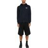 Emporio Armani EA7 Logo Print Hooded Zip-Up Long Sleeve Jacket Men Jackets Dark-Blue 6DPM53-PJVRZ-1562