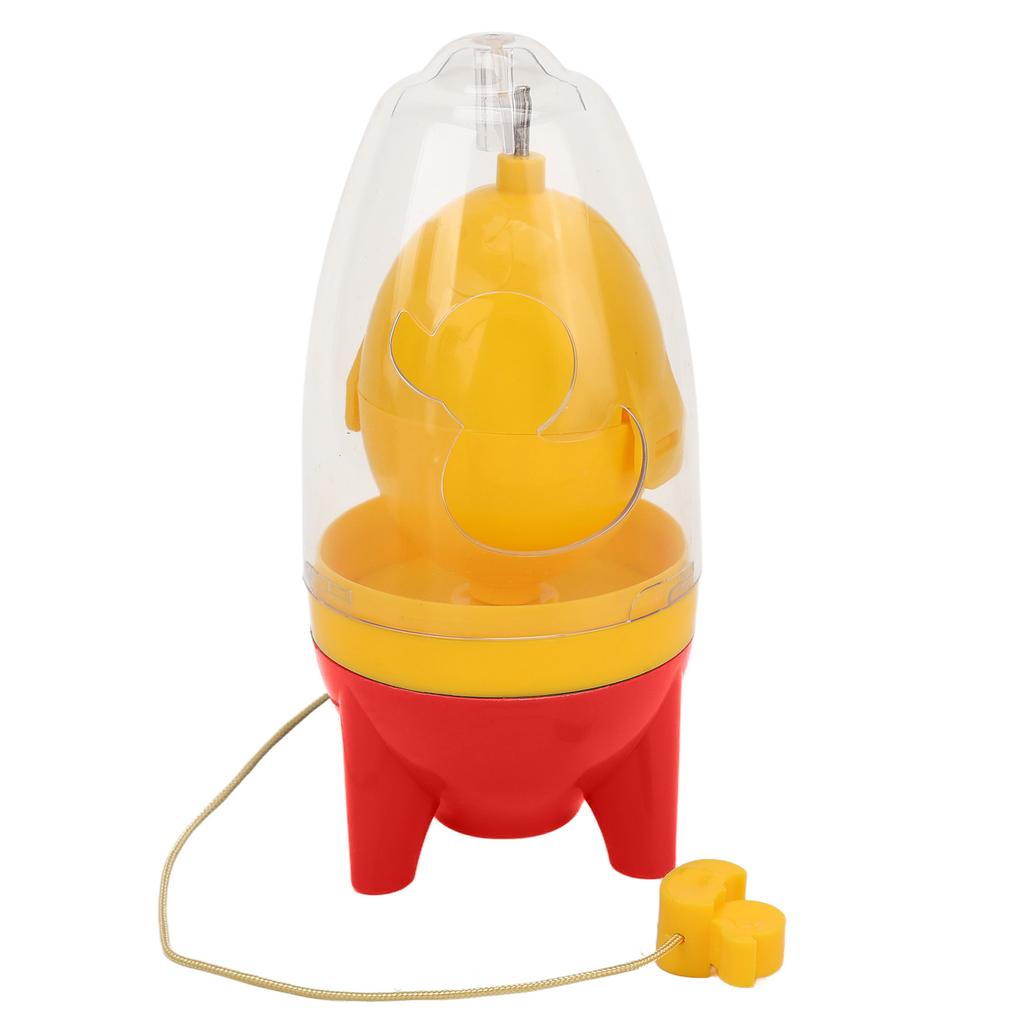 ZK30 Eierwirbler Lustige Form Hohe Torsionsrotation Homogen Handbetrieben Tragbar Goldener Eierbereiter Rot
