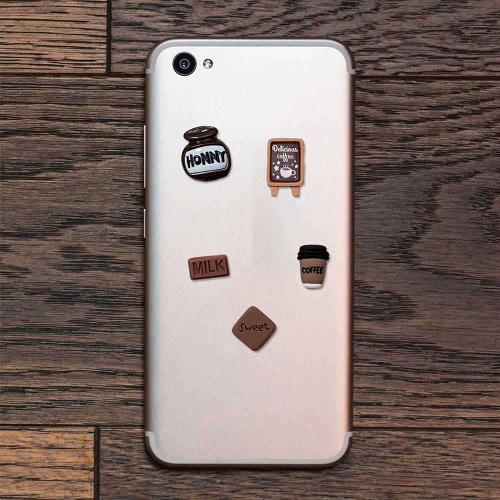 10Pcs Coffee Chocolate Simulation Food Fridge Magnets Whiteboard Stickers Refrigerator Decorative Magnets Kitchen Home Decor