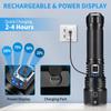 Rechargeable Flashlights High Lumens, 990,000 Lumen Brightest Led Flashlight with 5 Modes , Powerful Waterproof FlashLight
