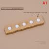 Wood Magnetic Nail Holder Nail Art Display False Nail Tip Practice Stand For Art Salon Beginner Nail Practice Tools