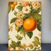 Petrichor Orange & White Floral Decor for Wall, Bedroom & Kitchen, Unique Floral Decor, Home & Garden Wall Art for Indoor & Outd