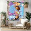 Dora Explorer Wall Decor Tapestry Art For Pet Memorial Birthdaywedding Party Backdrop Family Gift
