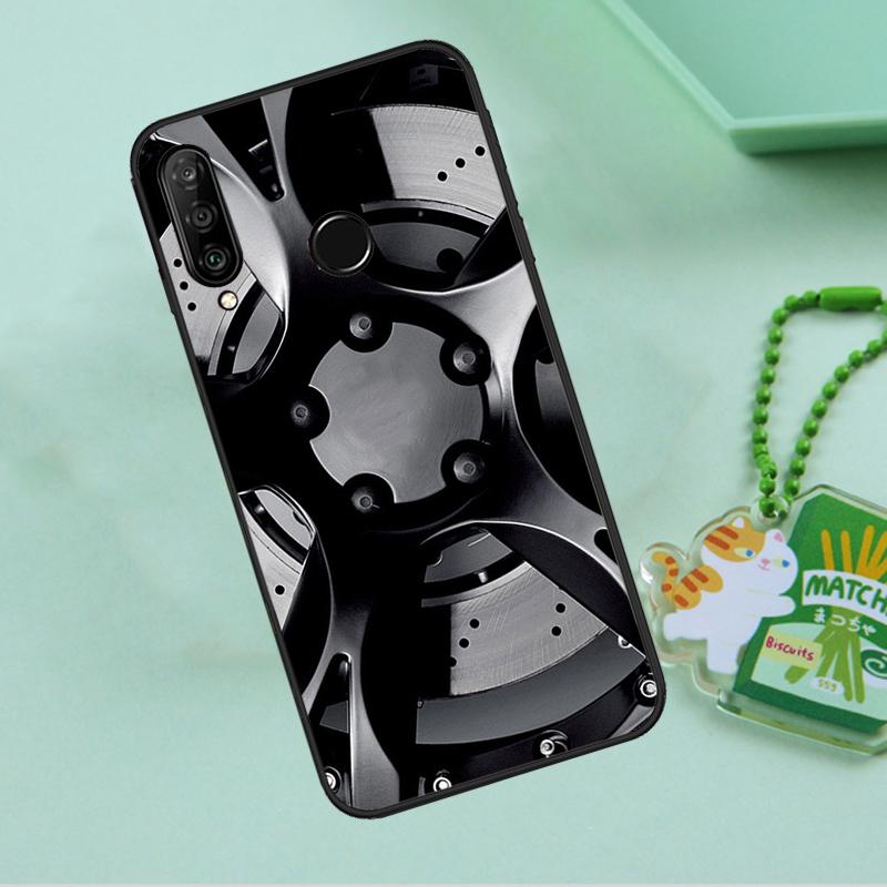 Sports Car Wheel Tire Speed For Huawei Nova 12s 12i 11i 7i 8i 9 10 SE Y91 Y90 Y60 Y70 Y72 Y61 P60 Pro P30 P40 Lite Case