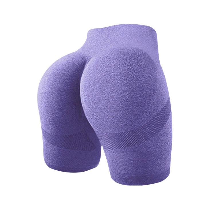 High Waisted, Hip Lifting, Plus Size Sports Shorts, Seamless, Tight Fitting, Hip Lifting Yoga, Quick Drying, High Stretch Fitness Shorts For Women