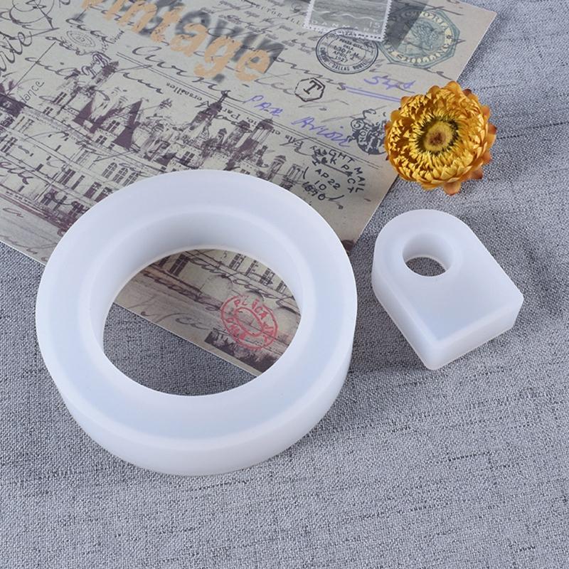 Bracelet Mold Ring Resin Casting Mold Set Round Epoxy Mold Silicone Bracelet Ring Mold Jewelry Diy Craft Making Supplies