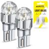 AUXITO 2Pcs T10 W5W LED Bulbs Canbus 6500K White Red Yellow 194 168 2825 Interior Light Reading Trunk Dome Map Lamp Super Bright Dome Lights 6