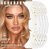 Heißes Roségold Sommersprossen Temporäre Tattoo Aufkleber Heißprägung Sommersprossen Make-up Patches Gesichts-Make-up