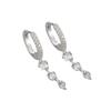 Luxury Tassel Ear Cuffs For Women Elegant Rhinestone Studs High End Fashion Jewelry Accessories
