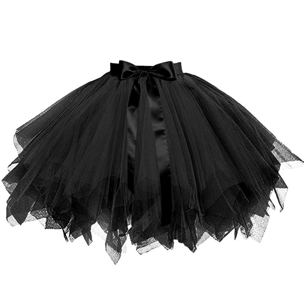 Women's Skirt Boneless Skirt Mesh Lace-Up Skirt