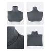 Faux Turtleneck Detachable Collar Solid Color Striped Half Top Mock Blouse Collar for Women and Men Stylish Layering