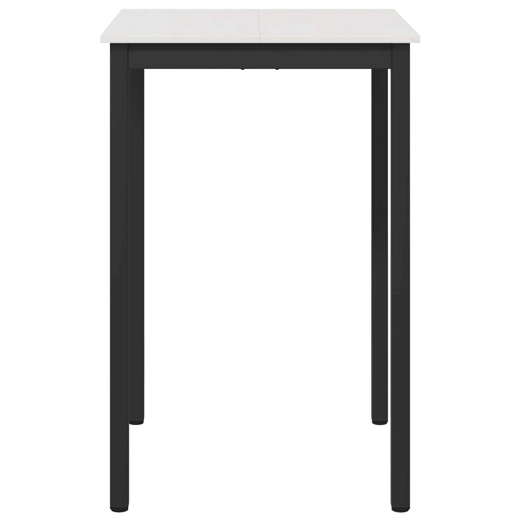 Bartisch in White 70 x 70 x 105 cm Solid Pine Wood