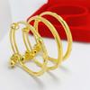 Size Adjustable Babies Stainless Steel Bell Bangles for Kids Girls Gold Color Rain Star Smooth Bracelets Zircon Accessories