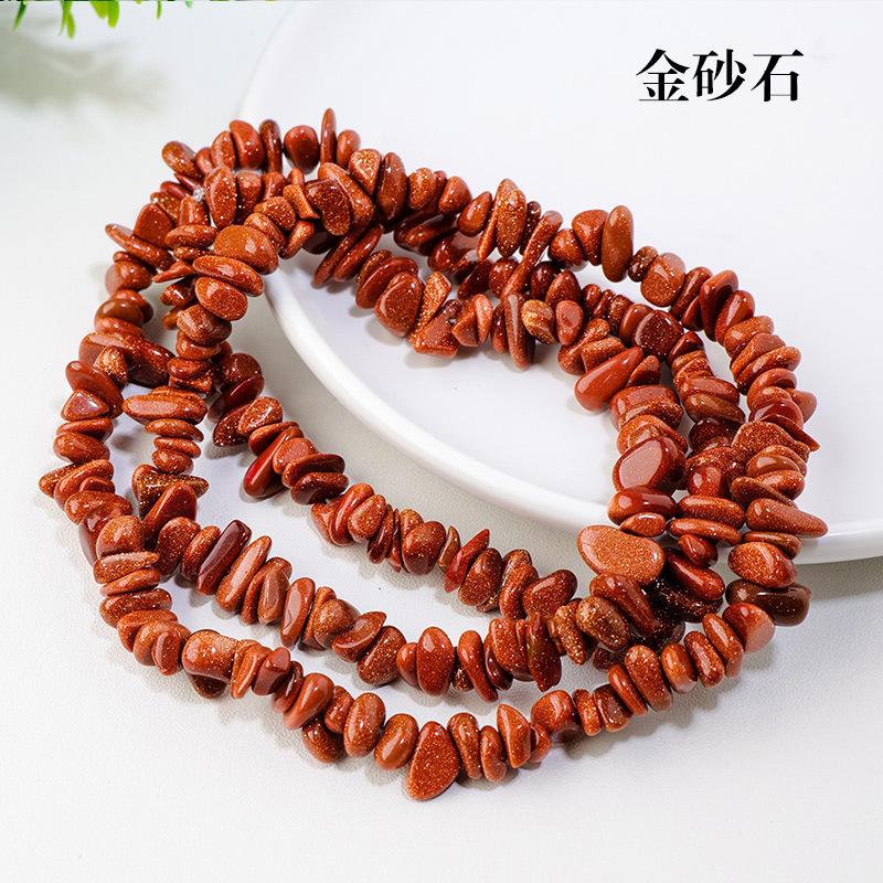 Naturweißes Pulver, gelber Amethyst-Bruchstein, Halbfertigprodukt, DIY, Farbige Kristallsteine, lose Perlen, Schmuckzubehör