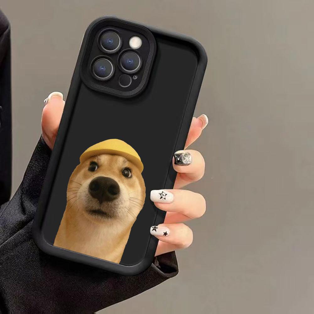 Funny Dog Cute Animal Case For Huawei P50 P40 P30 Mate 40 30 20 Nova Y70 Y70S 10 10SE 9 7 7SE Honor 50 50SE PRO 5G Liquid Cover