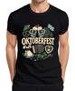Oktoberfest Oktoberfest Custom Pitcher Dirndl Pretzel Bavaria Heart Lederhosen Men's T-Shirt