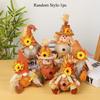 1pc Plush Scarecrow Doll Thanksgiving Fall Harvest Decoration Sitting Scarecrow Figurine for Autumn Home and Farmhouse Decor