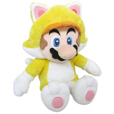 Sanei Boeki Super Mario 3D World Neko Mario Plush Toy Sitting Height 22cm (M)