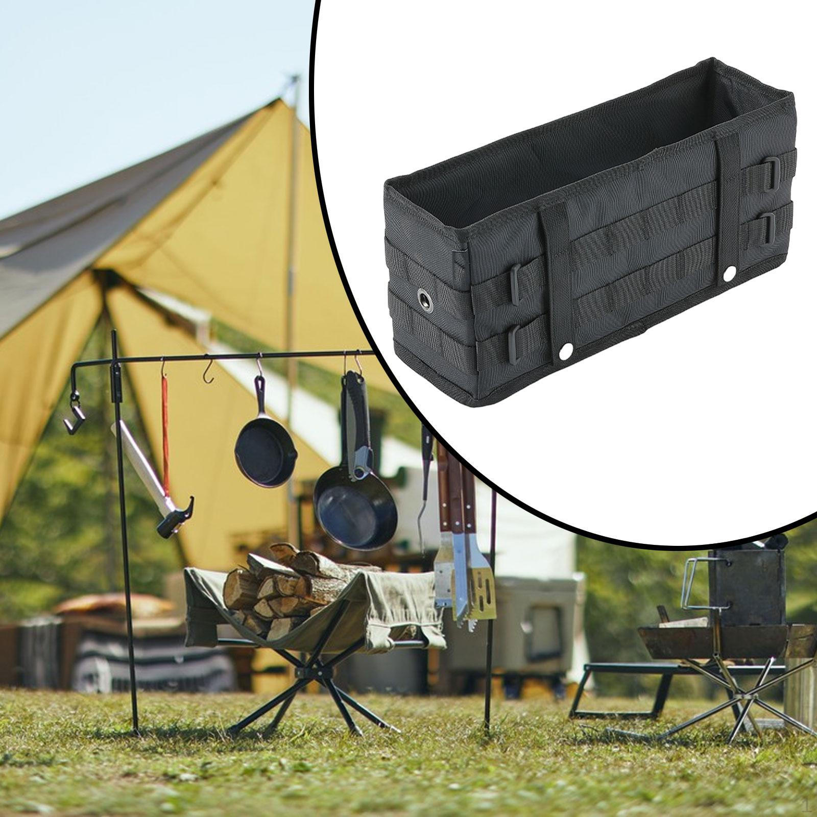 

Сумка для хранения для кемпинга, складная, переносная, настольная, для походов чёрный