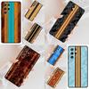 Hawaiian Faux Wood Surfboard Cell Phone Case for Samsung Galaxy S26 Ultra S25 S24 S23 S22 S21 S20 Note10 Cover
