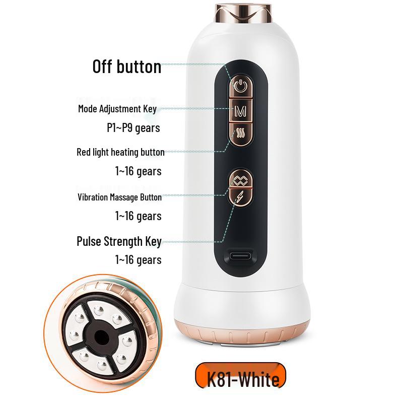 Electric Gua Sha & Cupping Massage Tool: Rechargeable.