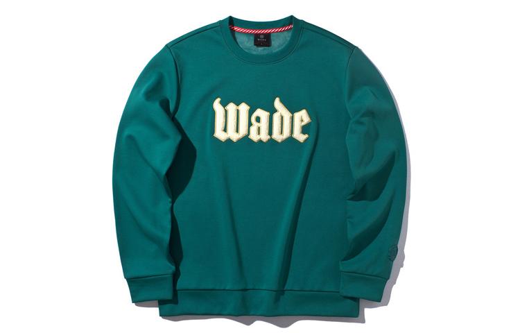 Li Ning Wade Collection Wade Collection, Casual Sports Pullover Fleece Lined Sweatshirt Men s Storm Green AWDPB03-3 S