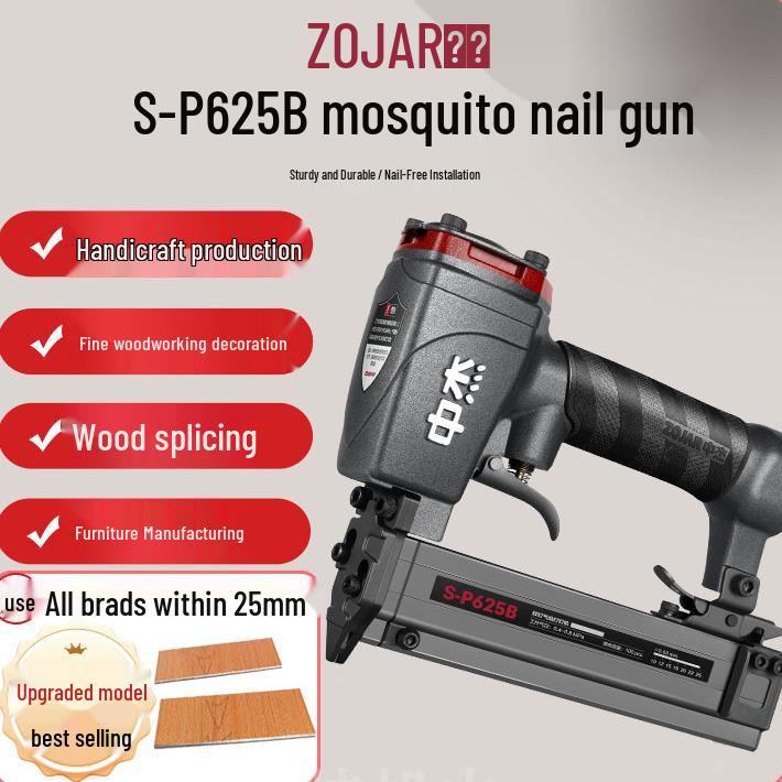 Fine Head Brad Nailer P625B & P630C for Woodworking and Photo Frame Decoration