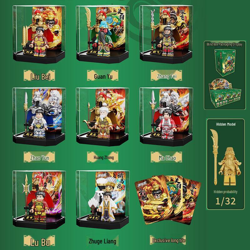 

Чаоци Развивающие блоки: Минифигурки Короля Обезьян и Гуань Юя из серий «Путешествие на Запад» и «Троецарствие»