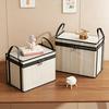 Transparent Clothes Storage Bag, with Sturdy Handles, Durable Plastic Visibility Book Organizer, Moisture-proof Toys Container for Playroom Study Room