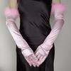 Vintage Bride's Long Gloves Elegant Women's Long Mittens Gift Women Cosplay Gloves  Evening Party