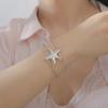 Cazador Starfish Cuff Bracelets for Women Stainless Steel Adjustable Waterproof Bangle Bracelet Jewelry Mother's Day Gift