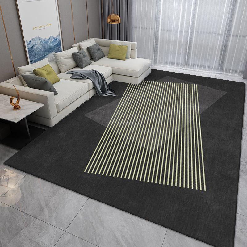 Nordic Light Luxury Living Room Carpet - Washable, Full Paving, Bedroom/Beside Floor Mat
