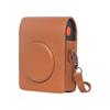 Leather Case Retro Camera Bag for Mini Shot 3 ERA/MS300 Protective Case Solid Color Carry Case with Shoulder Strap