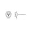 Oval CZ Stud Earrings Dainty Versatile Ear Stud Girls Earrings Minimalist Bridal Wedding Accessories Trendy Jewelry Bulk