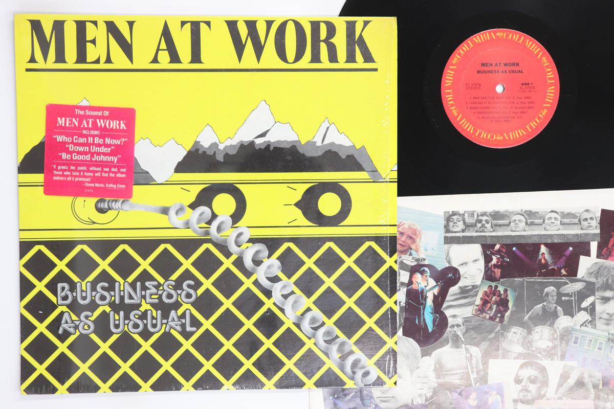 

LP Record MEN AT WORK Business As Usual FC37978 COLUMBIA 1981 US Rock Used