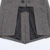 New casual minimalist plaid asymmetrical blazer 2086827