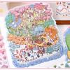 Multi Style Landscape Stickers 3D Landscape Notebook Sticker Gifts Visual Stacking Sticker