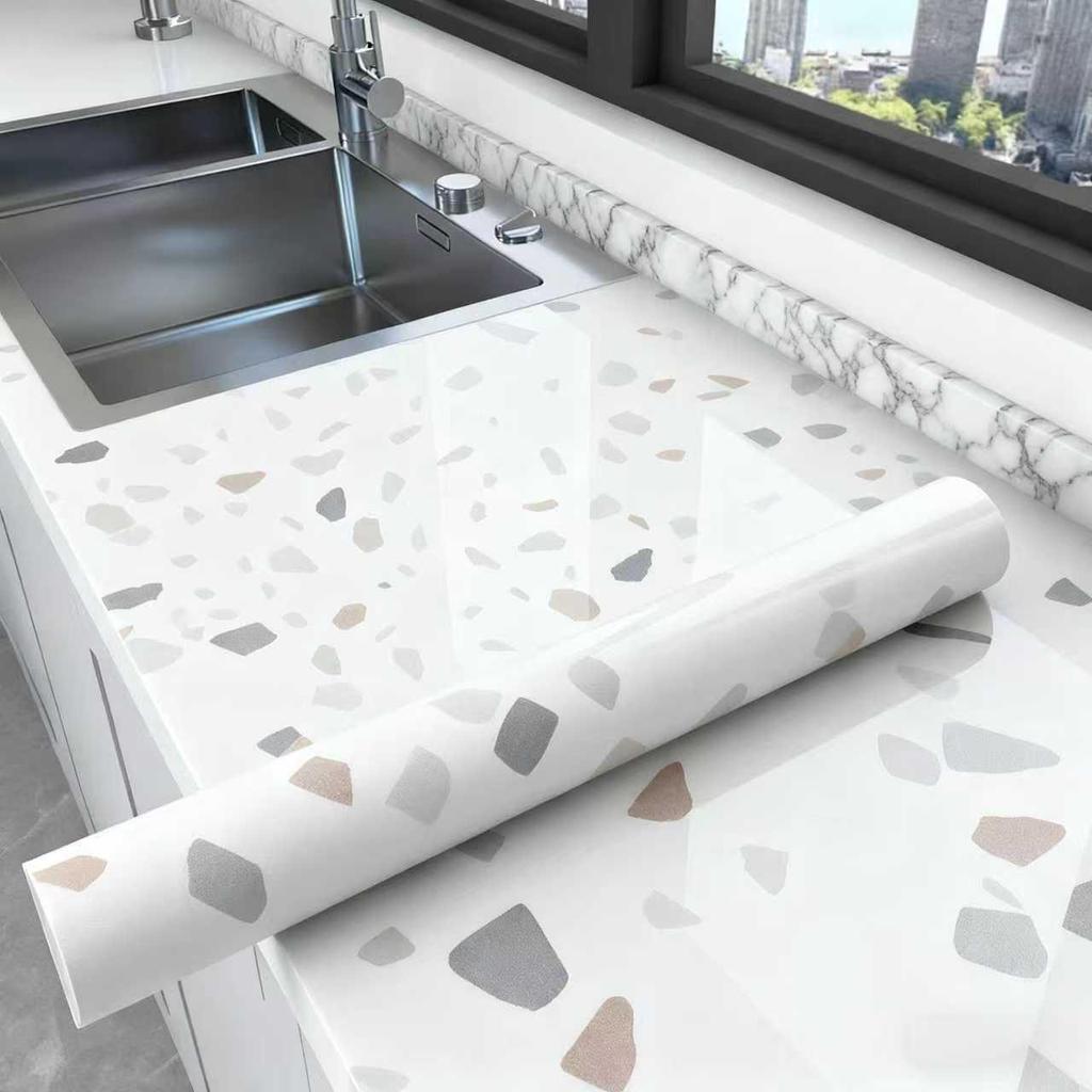 Pellicola da Cucina Static Cling per Pareti: Protezione per Piastrelle e Mobili Senza Adesivo, Anti-Olio, Impermeabile