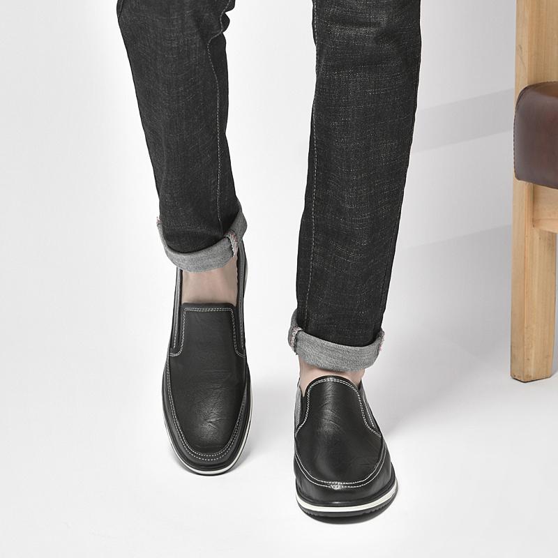 Fashion New Arrival Male Business Shoes Elegantes Male Comfortable Walking Shoe Classic Mens All-match Loafers Mens Slip On Office Shoes