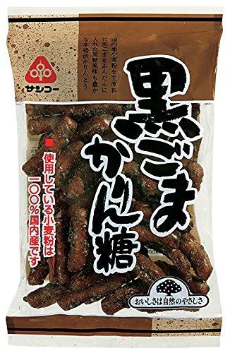Sanko Black Sesame Karinto, 135g X 15 Bags