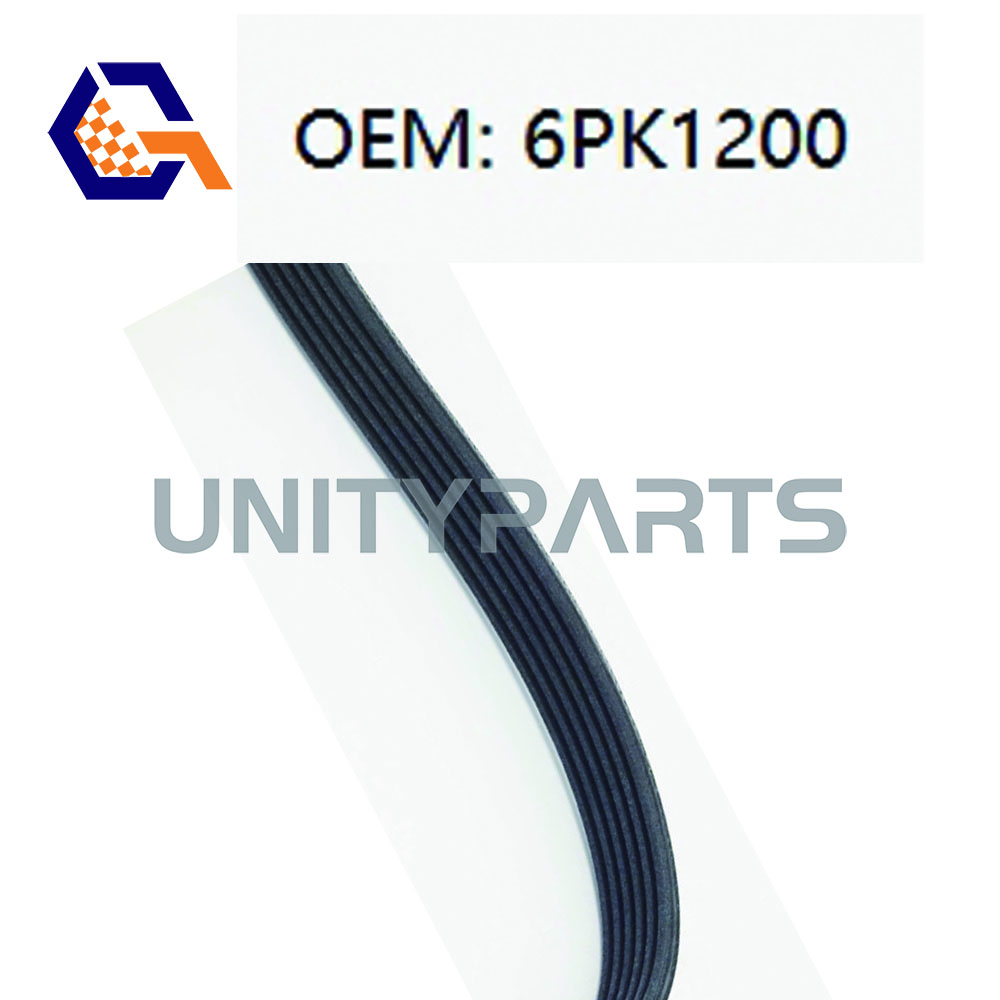 For VOLVO V70 V60 S80 XC90 XC60 XC70 NISSAN MICRA KUBISTAR QASHQAI NV200 CUBE Z12 X-TRAIL V-Ribbed Drive Belt 6PK1200 6 PK 1200