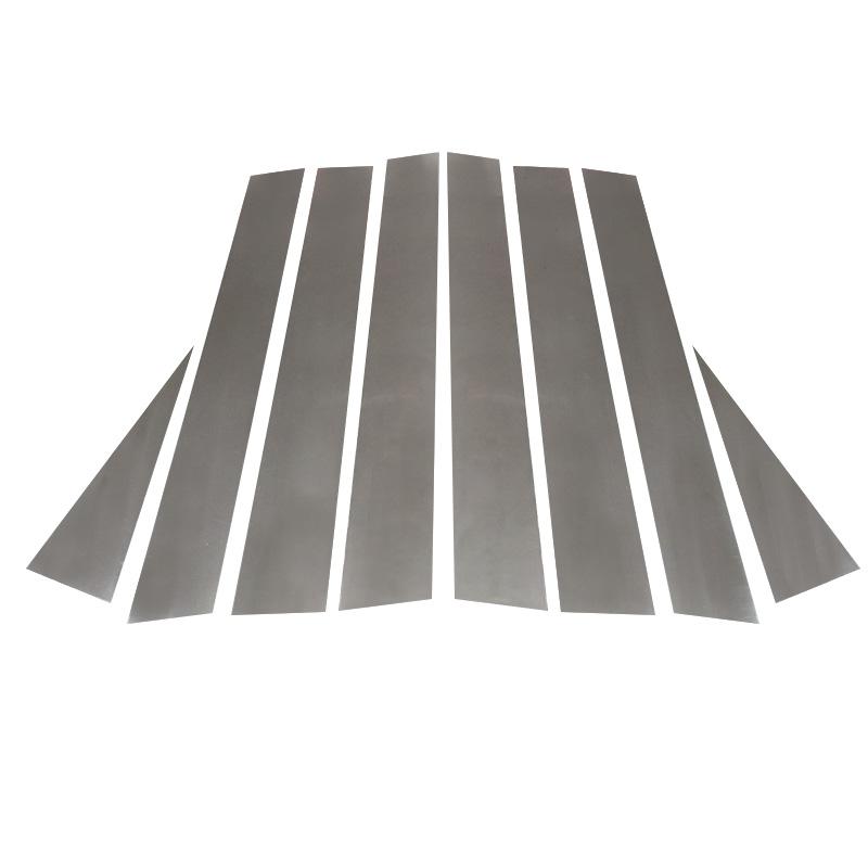 

8Pcs Car Window Panel BC Pillar Posts Door Trims Cover Silvery For Nissan X-tail/Rogue 2008-2013 Accessories Exterior Parts