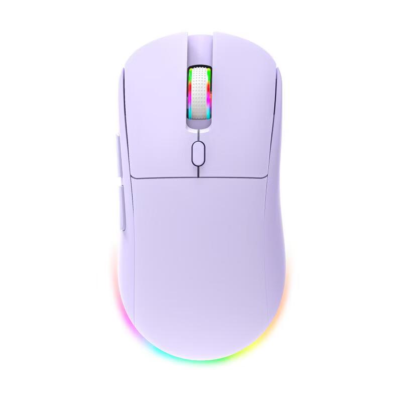 OLOEY 281 RGB Vertikale, geräuschlose Dual-Mode-Gaming-Maus