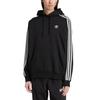 adidas Adicolor Baggy Hoodie, Men Black Loose Streetwear Sweatshirt JC6251