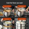 Handun Stainless Steel Multi-Tier Steamer Pot